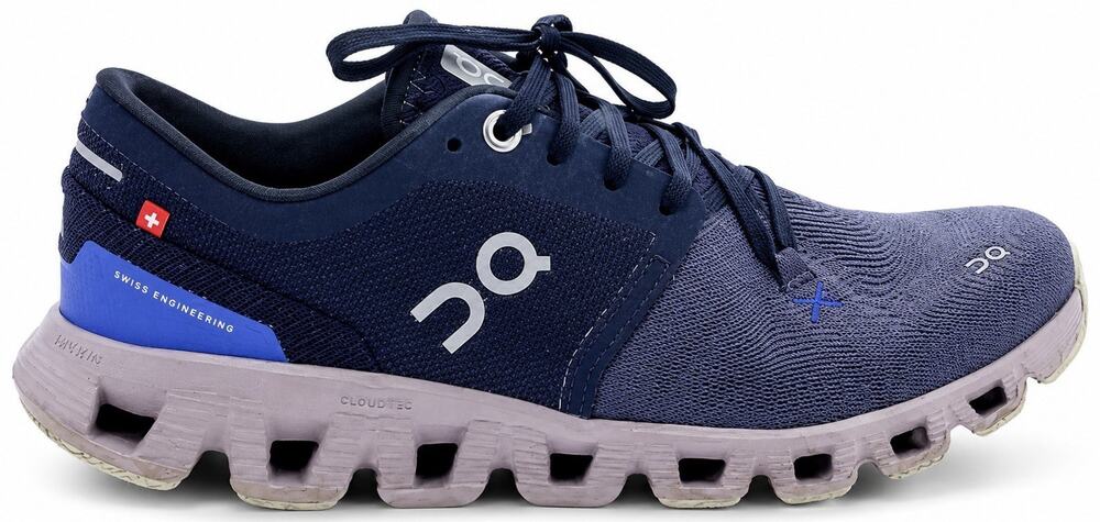 On Cloud X 3 Women Running Shoes Midnight Blue Swiss Engineering Sneakers 6.5